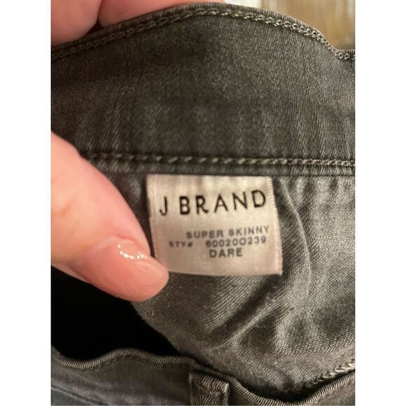 J. Brand Gray Super Skinny Jeans in Dare sz 26 EUC - Picture 6 of 6